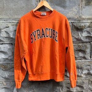 Champion Syracuse University sweatshirt medium orange reverse weave